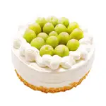 金門邁全球-生日快樂造型蛋糕-綠寶石奢華蛋糕6吋1顆(生日快樂 蛋糕 手作 水果)