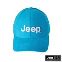 在飛比找momo購物網優惠-【JEEP】品牌LOGO刺繡休閒棒球帽(藍)