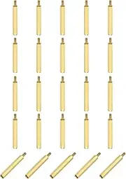 sourcing map 25Pcs Male to Female Thread Spacer Screws, M2.5 x 30mm + 6mm Brass Hex Standoff Screws PCB Motherboard for Drone Quadcopter, Computer and Circuit Board