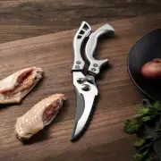 Labor-saving Chicken Bone Scissors Stainless Steel Spring Loaded Kitchen Shears