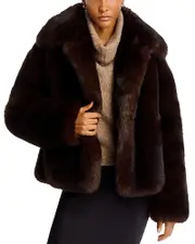 Vanessa Bruno Daniel Faux Fur Jacket