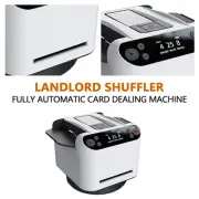 2,in-1 Automatic Card Shuffler and Dealer Machine 360° Rotating 2Decks-Card Deal