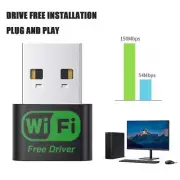 USB WiFi Bluetooth Adapter 150Mbps Dual Band 2.4Ghz T5A6 Network Wireless M7S8