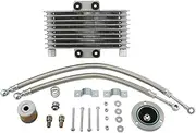 Radiator Grille Fit For Suzuki GS GN GZ 100CC-400CC 125Ml Aluminum Engine Cooling Motocross Accessories Oil Cooler Radiator Kit Engine Radiator