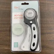 Love Sew Rotary Cutter 45 Mm. Rotary Blades Black / White