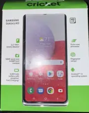 CRICKET SAMSUNG GALAXY A13 4G LTE 6.6" 32GB 4GB Black Android Prepaid Smartphone