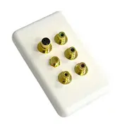 Neotech Component / SVHS / Composite / Antenna Cable Wall Plate