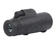 40 x 60 Monocular High Power HD Professional Low Light Night Vision Telescope - Black