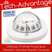 OFFSHORE MARINE BOAT WHITE LED BACKLIGHT VIBRATION ABSORBER AUSTRALIA COMPASS
