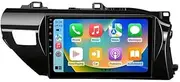 Rolax Android 13 Compatible with Toyota Hilux 2015-2023 RHD Navigation GPS Car Radio Multimedia Video Player DSP Stereo 4G Bluetooth WiFi Backup Camera SWC