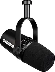 Shure MV7 USB/XLR Podcast Microphone (Black)