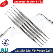 Dental Jaquette Scaler 31/32 Double End Tartar Plaque Calculus Remover Scalers