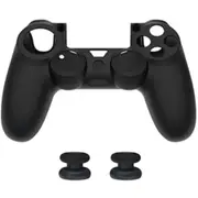 DOBE Silicone Protective Skin Case Cover For PS4 Playstation 4 Controller -Black [TP4-0425]