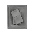 Beautyrest Sheet Set 1000-Thread CountKing Solid Color Year Round Black 4-Piece