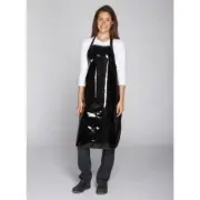 BLACK Barber Hair Stylist Groomer Water Proof Stain Repellent APRON Smock Bib