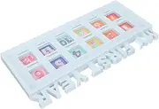 CRILSTYLEO Commemorative First Year Photo Holder 12 Month Milestone Growth Frame Baby Book Picture