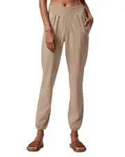 Commando faux leather jogger in SAND