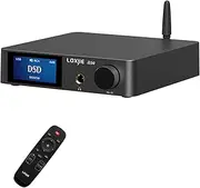 LOXJIE D30 2024 Audio DACES9039Q2M Headphone Amplifier XMOS Bluetooth 5.0 MQA DSD512,Bluetooth APT-X HD, JAS Hi-Res Certification, with Remote Control