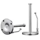 Stainless Steel Paper Holder Weighted Base Paper Roll Stand Living Room