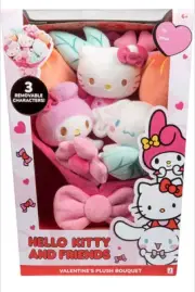 Hello Kitty and Friends - 12-Inch Plush Valentine’S Bouquet - 9 Plush
