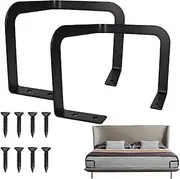 Mattress Gripper - Metal Mattress Holder with 8 Screws | Sturdy Murphy Bed Kit, Strong Anti Slip Mattress Gripper for Bed Frame, Adjustable Beds, Foot of Beds