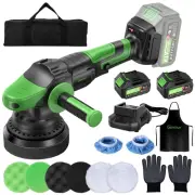 Ginour 21V Cordless Buffer Polisher for Car Detailing, 15mm Random Orbital Po...