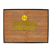 That Thing In Your Head - Funny Novelty Doormat Man Cave Floor mat
