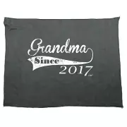 Grandma Since 2017 - Funny Novelty Sports Microfiber Towel Gift Gifts