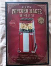 Popcorn Maker Red Classic Retro Vintage Style Countertop Sz Gameroom RV Kitchen