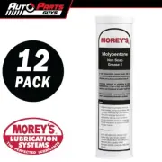 12 Pack Bulk Buy Morey's Molybentone Non Soap Grease Cartridge - 450gm