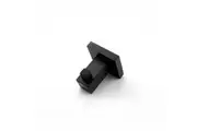 AQUAPERLA Blaze Stainless Steel Robe Hook Square - Matte Black