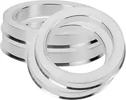 Custom Hub Rings Set 4pcs Aluminum Alloy Hub Centric Rings 72.6-54.1mm for Tire Decor Aesthetic Car Wheel Centers