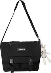 Vintage Canvas Messenger Bag Large Book Laptop Shoulder School Bag Women Men New