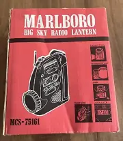 Marlboro Big Sky Radio Lantern MCS-75161 Torch Lamp Siren Radio NEW in Box NIB