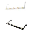 Over the Door 5 Hooks Rack Home Bathroom Metal Towel Hanger for Clothes Coat