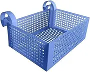 BESPORTBLE Hanging Pool Basket Portable Multi Use Towel Storage Container Durable Design for Use Stylish Space Saving with Easy Installation