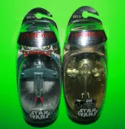 Star Wars Titanium Die-Cast Republic Gunship & Limited Slave 1 Boba Fett LOT NEW