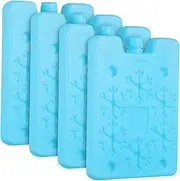 4Pcs Reusable Ice Packs for Lunch Boxes Cooler Ice Packs for Cooling Freezer Packs for Air Conditioners and Coolers Advanced Technology Design