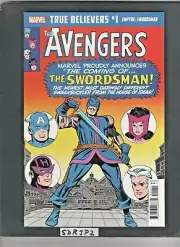 TRUE BELIEVERS AVENGERS #19 NM UNREAD KEY REPRINT 1st SWORDSMAN ORIGIN HAWKEYE