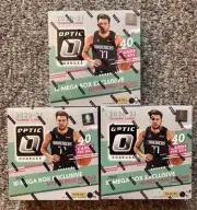 (3) 2020-21 Panini Donruss Optic NBA Basketball Mega Box Lot 3 Anthony Edwards