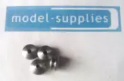 Dinky reproduction pre-war turned steel road hubs (pack of 4)
