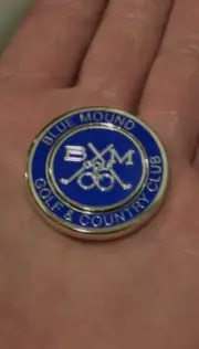 NEW PRG Duo Magnetic Metal & Enamel Ball Marker BLUE MOUND GOLF & COUNTRY CLUB