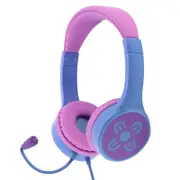 Moki ChatZone Kids Headphones + Boom Microphone - Pink/Purple