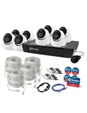 Swann SONVK-886808D NVR8-8580 4K / 2TB /8x NHD-888MSD 4K Dome Security Cameras