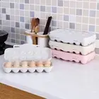 Space saving Refrigerator Egg Storage Box with Lid Convenient Container