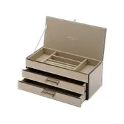 One Six Eight London GABRIELLA Mirrored Mink Large Jewellery Box