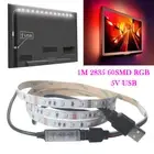 5V 2835 60SMD 100CM RGB LED Strip Light Bar TV Back Lighting Kit