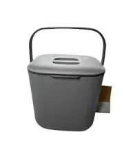 Target Bullseye Mini Compost Bin (8”H x 8”D- Grey) Brand New w/ Tags!!