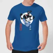 Samurai Jack Eternal Battle Men's T-Shirt - Royal Blue