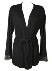 EMPORIO ARMANI women's dressing gown long sleeve crossed viscose article 163640